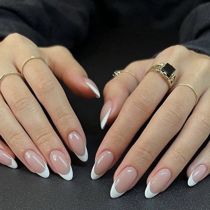 Elegant French Tip Press-On Nails Stornfield 1787224920