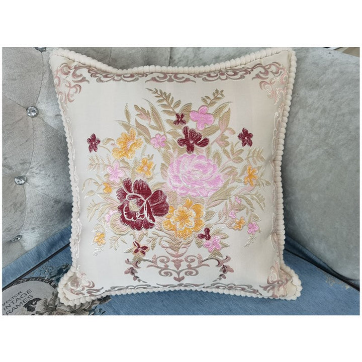 Decorative Floral Throw Cushion