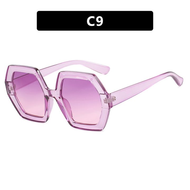 Women innovative hexagonal sunglasses Stornfield