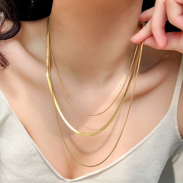 Triple Layered Chain Necklace Stornfield