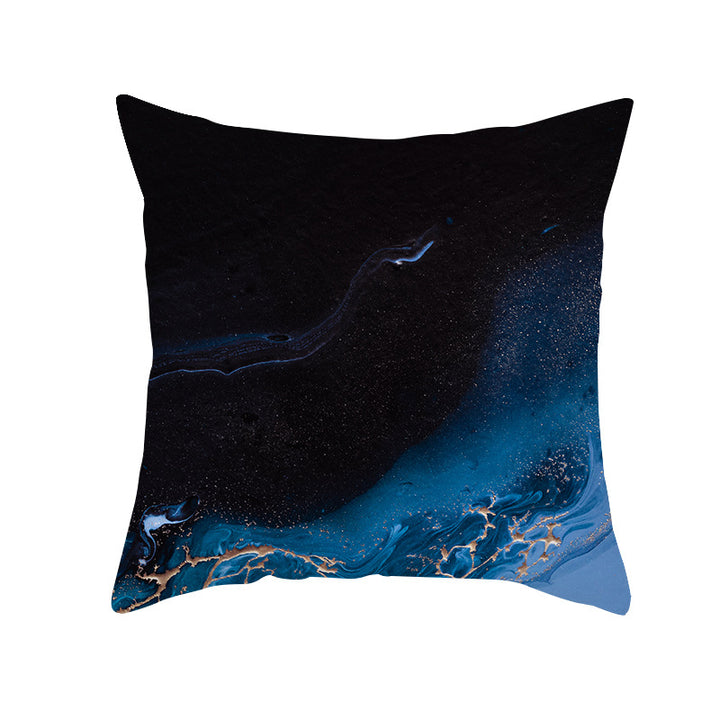 Abstract Marble Print Luxurious Velvet Decorative Throw Pillow Cover