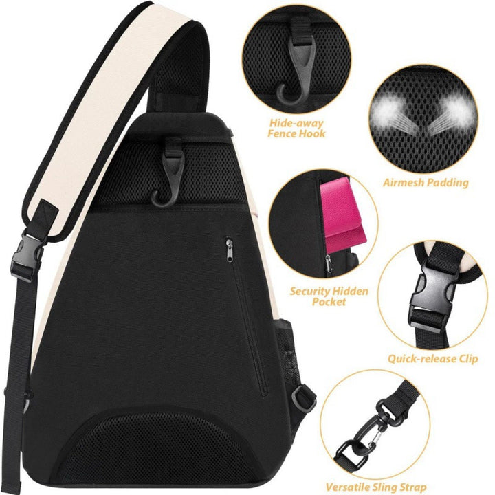 Ergonomic Tennis Racket Sling Backpack Stornfield