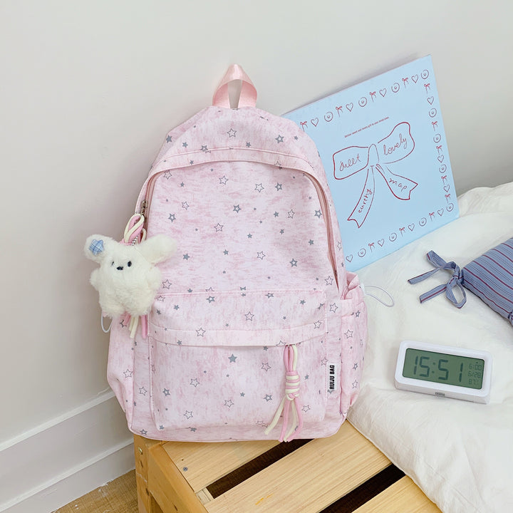 Cute Star-Patterned School Backpack Stornfield