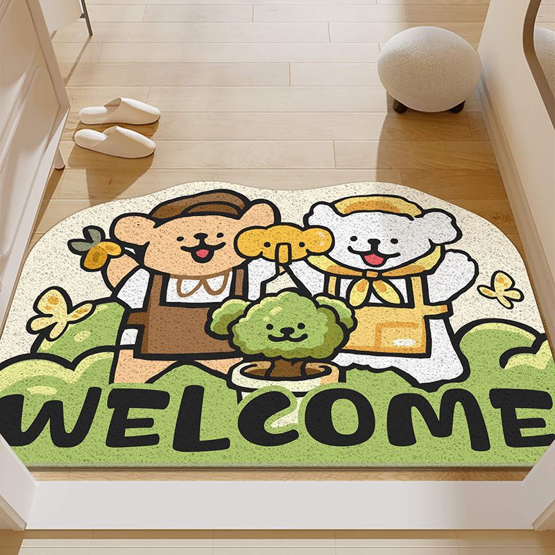 Cartoon Character Welcome Mat