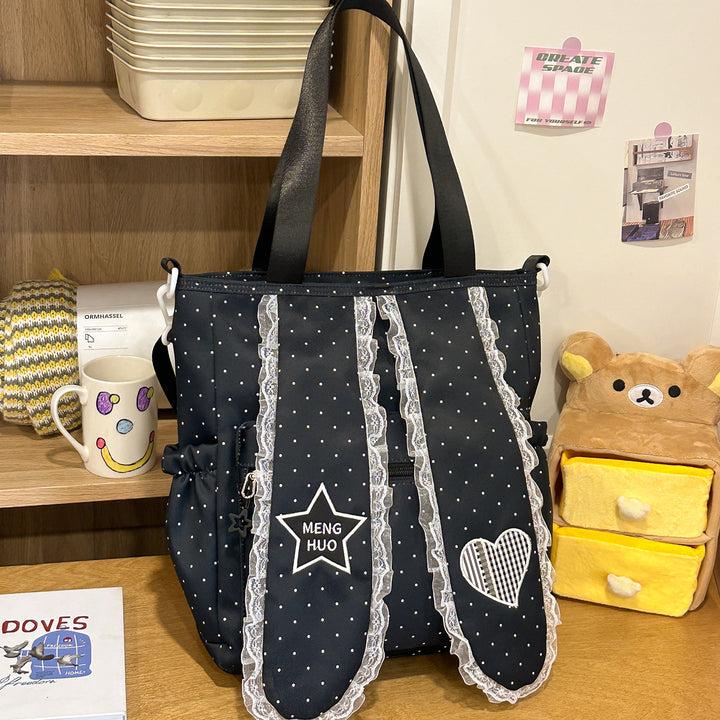 Playful Decorative Patchwork Backpack Stornfield