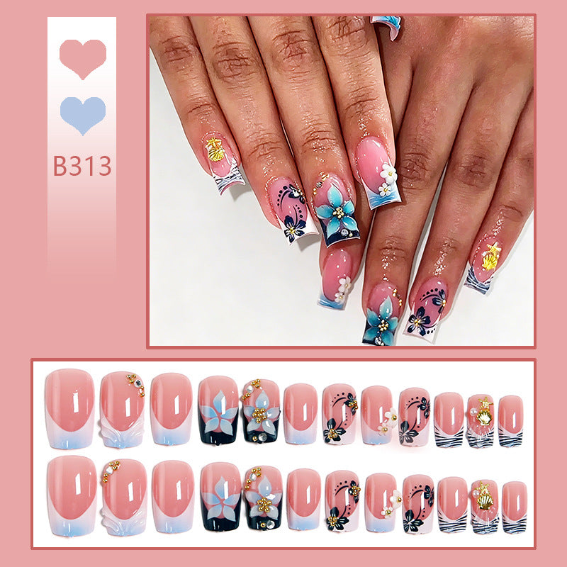 Creative Nail Art Set with Flower and Butterfly Design Stornfield