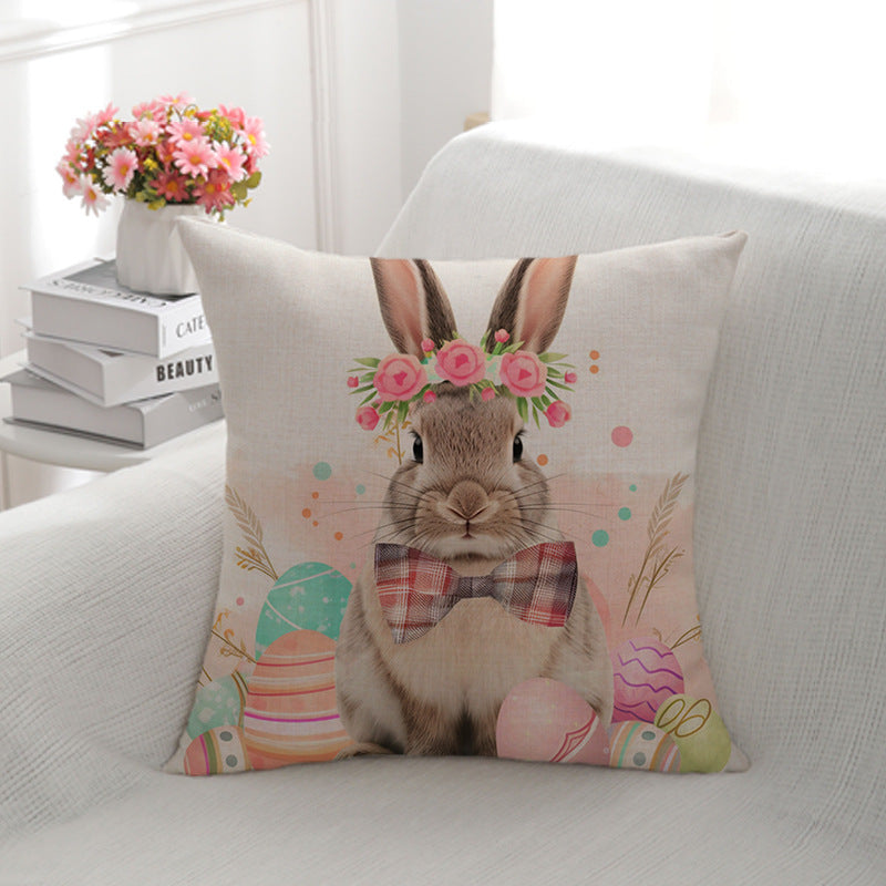 Cute Bunny Design Decorative Pillow