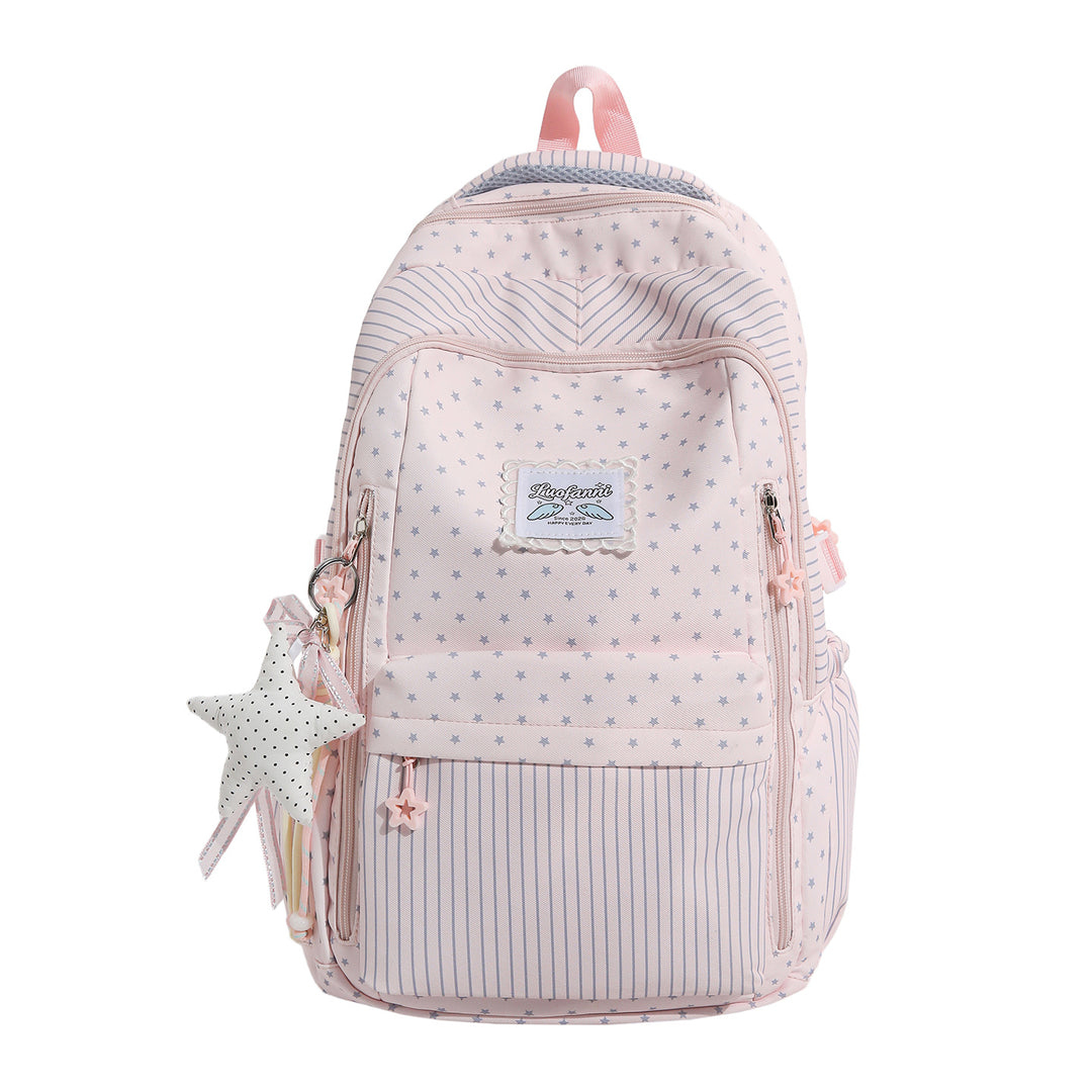 Whimsical Star-Embellished School Backpack Stornfield