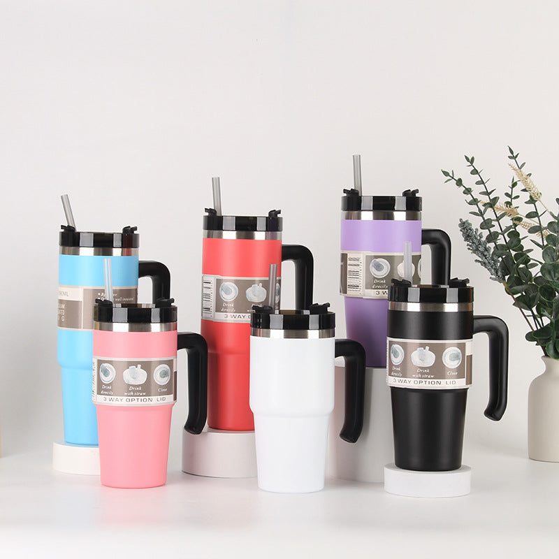 Unisex thermos mug with 3-in-1 drinking options Stornfield