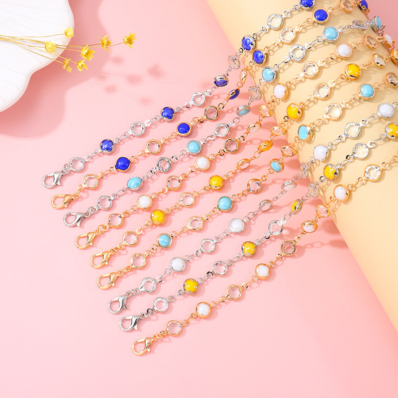 Elegant Beaded Charm Anklet Stornfield