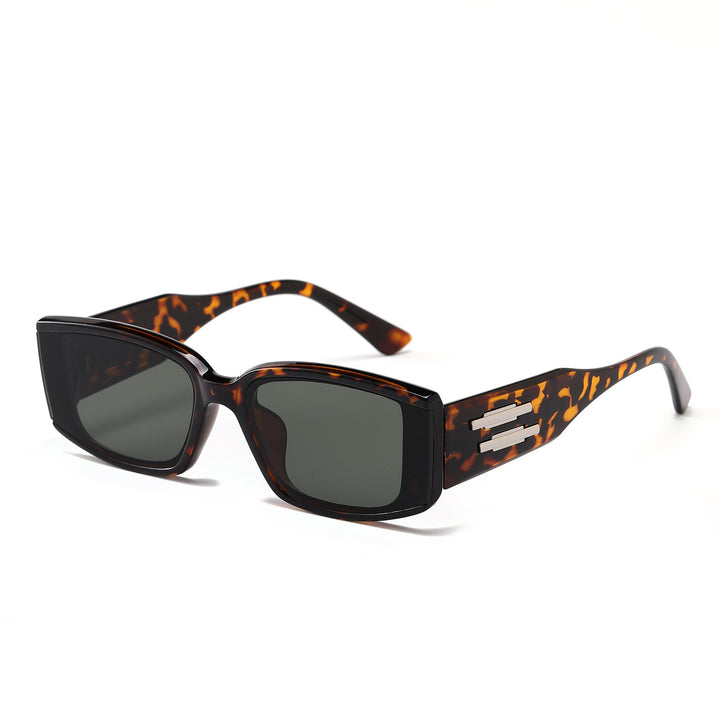 Women's elegant rectangular sunglasses with stylish acetate frame Stornfield