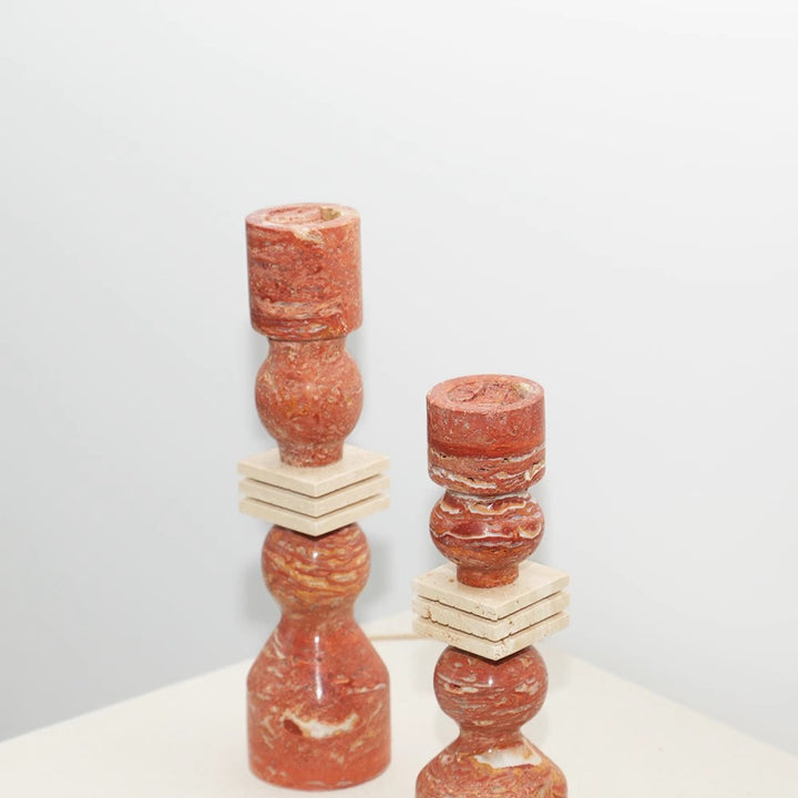 Decorative Stacked Candle Holder