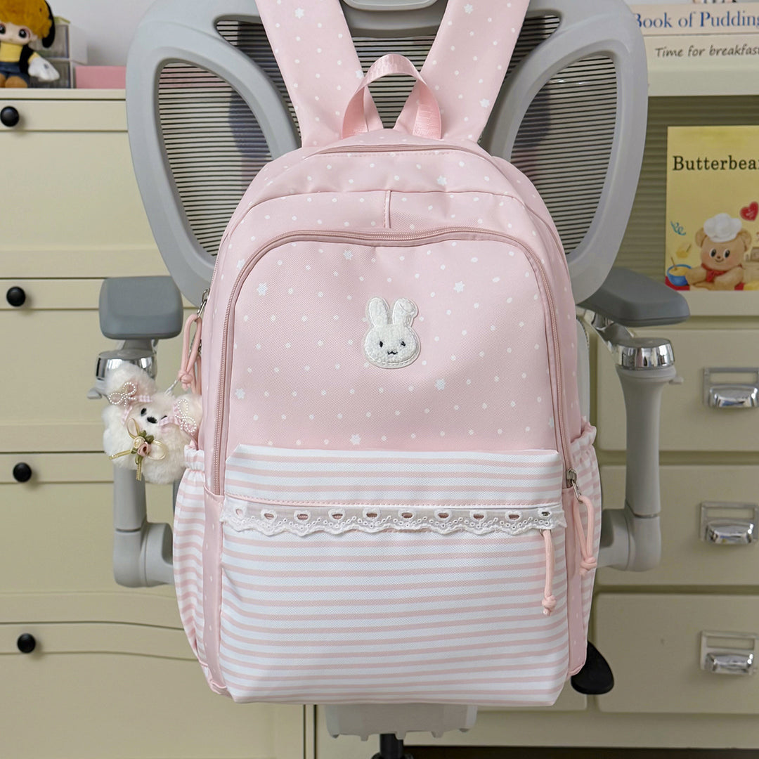 Playful Bunny-Ear Casual Backpack Stornfield