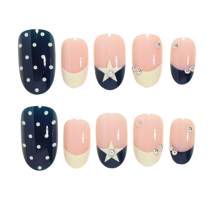 Artistic Press-On Nail Art Set Stornfield