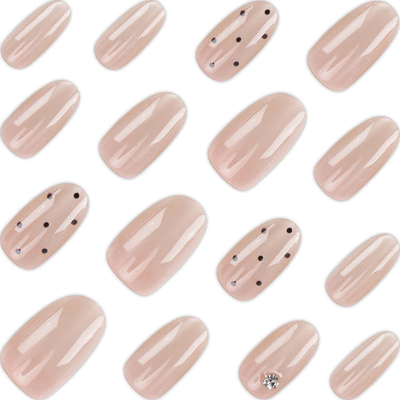 Elegant Glittery Press-On Nails Stornfield