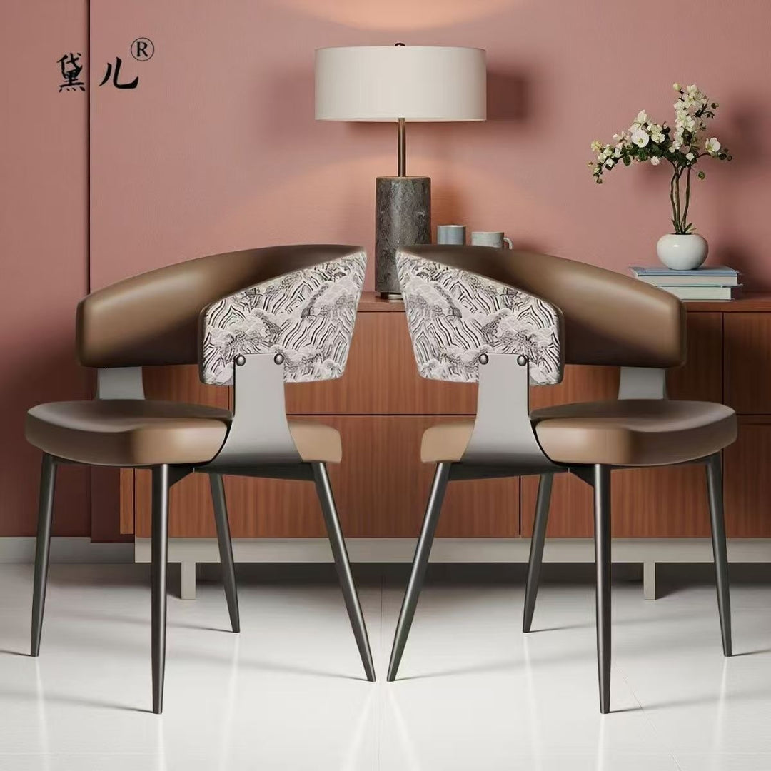 Contemporary Floral Accent Dining Chair Stornfield