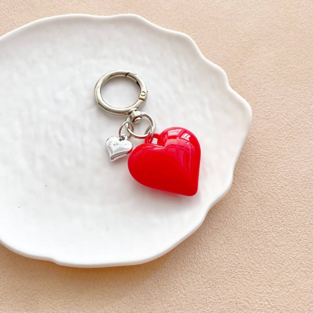 Heart-Shaped Charm Keychain Stornfield