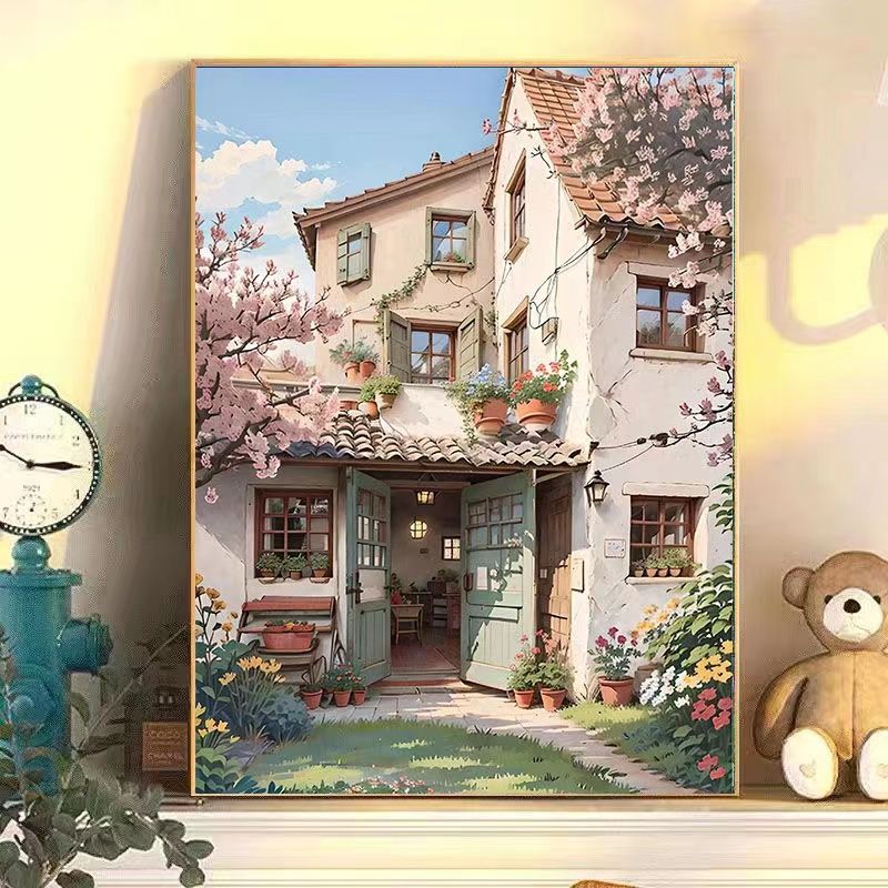 Serenity-Inspired Garden Scene Wall Art Stornfield
