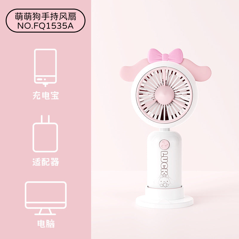 Women's Portable Hand Fan with Cute Rabbit Design Stornfield