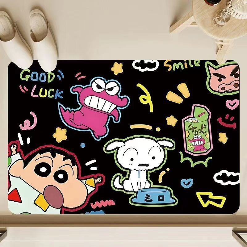 Cartoon-Themed Non-Slip Floor Mat