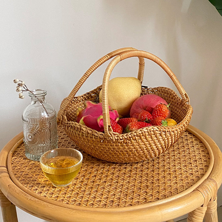 Women's Handwoven Shopping Basket Stornfield