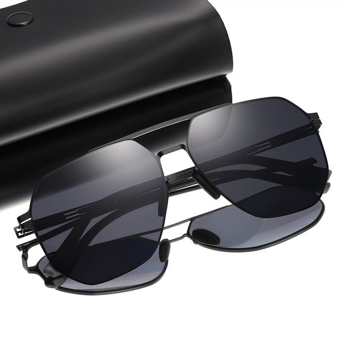 Premium Geometric Frame Sunglasses Stornfield