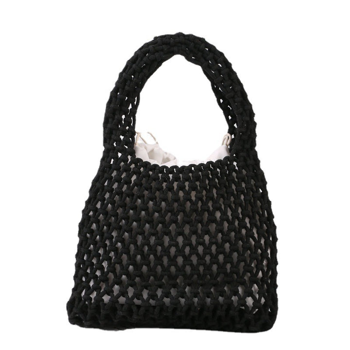 Hand-knotted tote bag made of natural cotton Stornfield