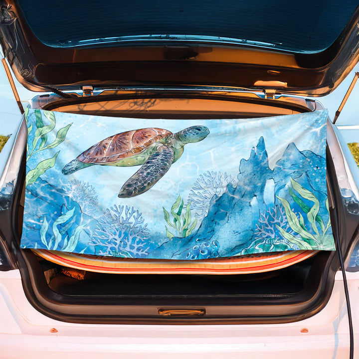 Beach blanket with cheerful summer motif Stornfield