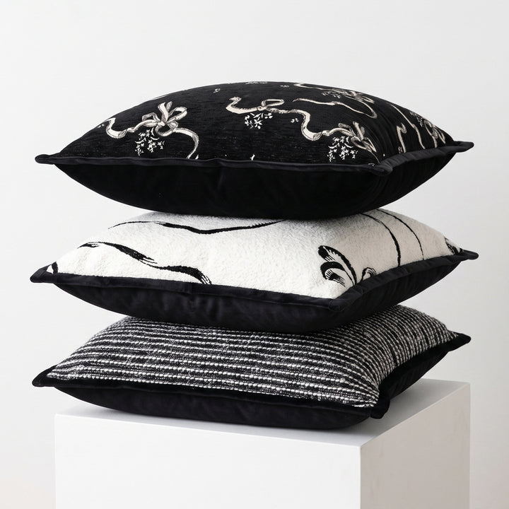 Decorative artificial leather pillow