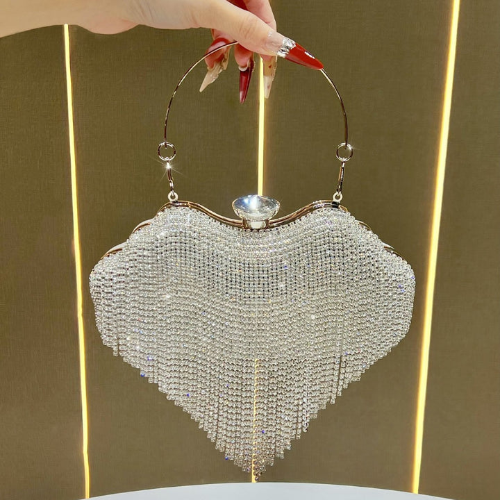 Crystal Fringe Evening Purse