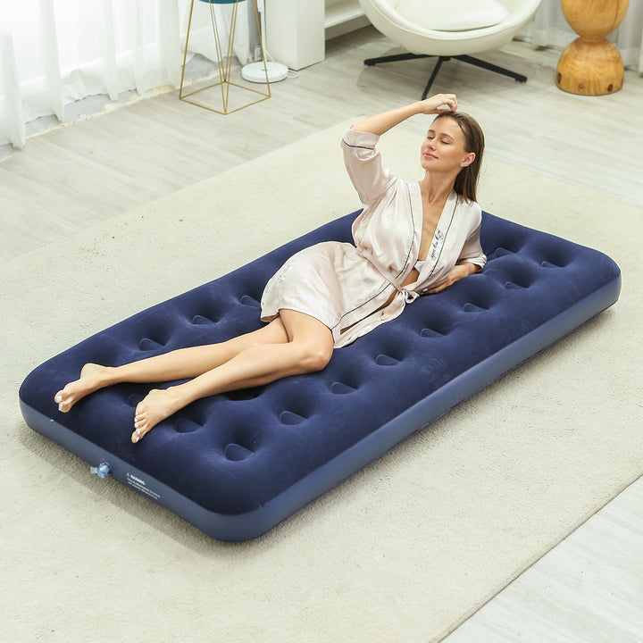 Ladies Inflatable Luxury Air Mattress with Soft Velours Surface Stornfield