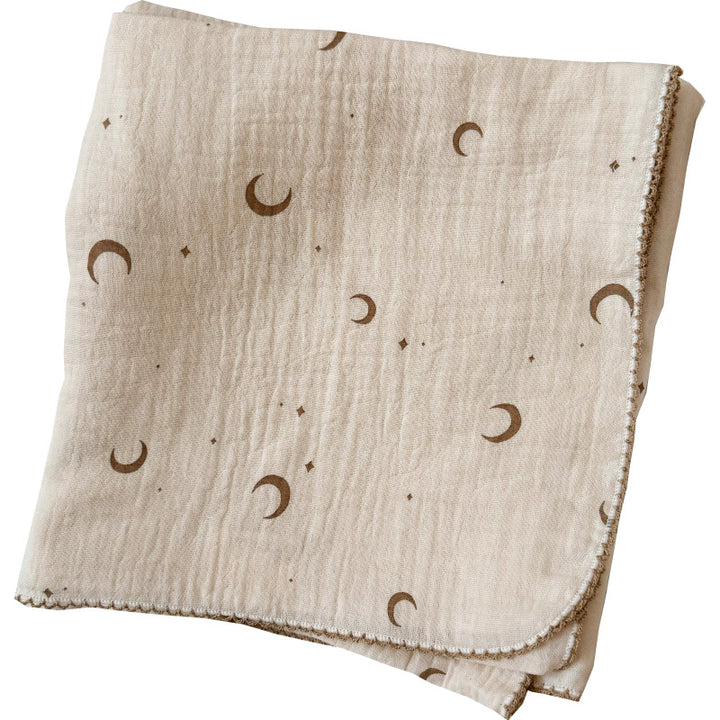 Women's Cozy Cotton Blanket with Floral Design Stornfield