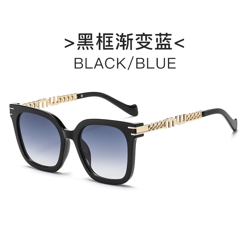 Ladies Designer Sunglasses with Elegant Metal Frame and Mirrored Lenses Stornfield