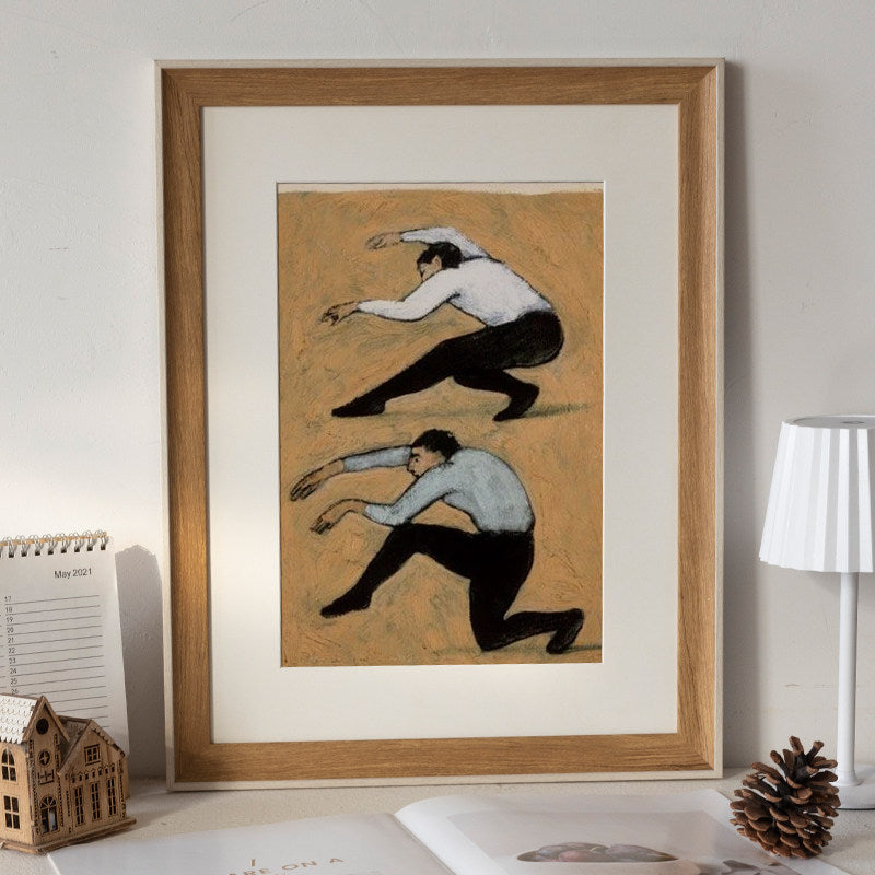 Elegant Framed Art Announcement Display