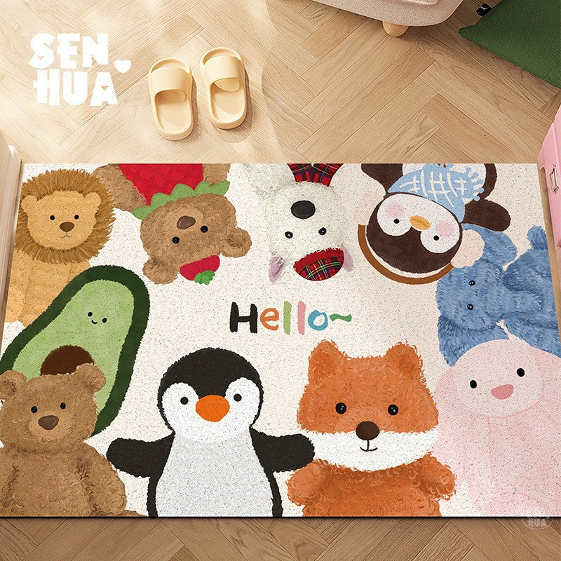 Cozy Cartoon Welcome Mat Stornfield