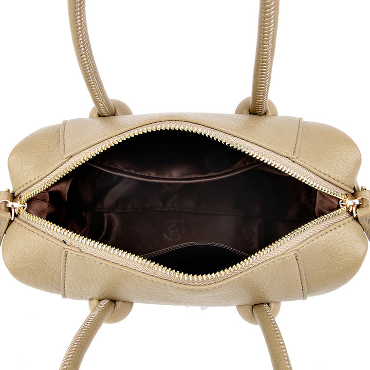 Stylish Textured Handheld Satchel Stornfield