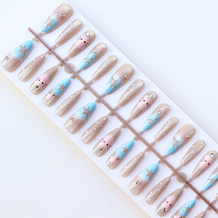 Whimsical Starry Nail Art Set