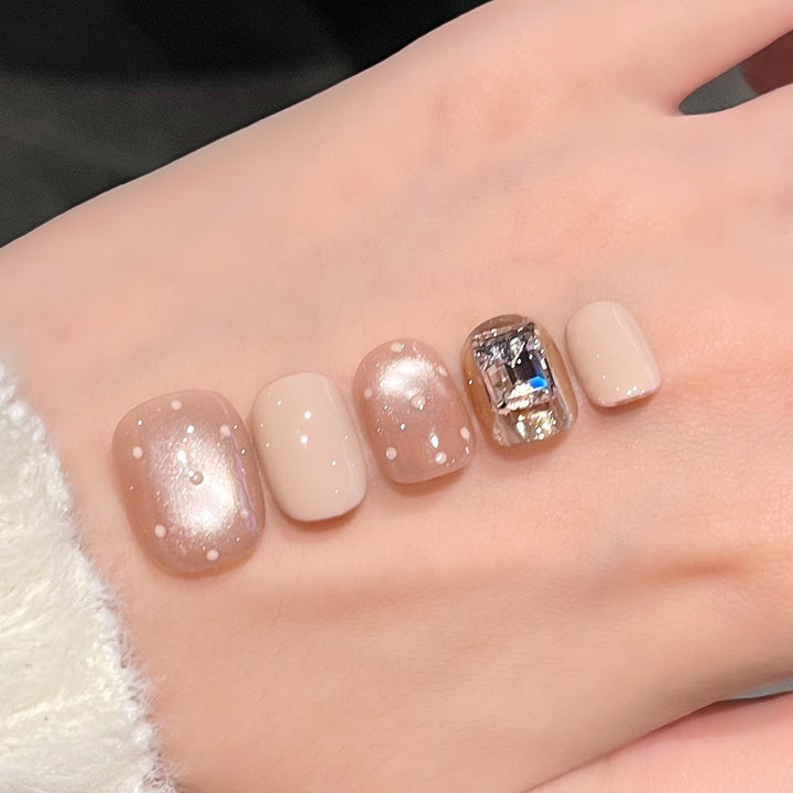 Elegant Press-On Nail Art Set Stornfield