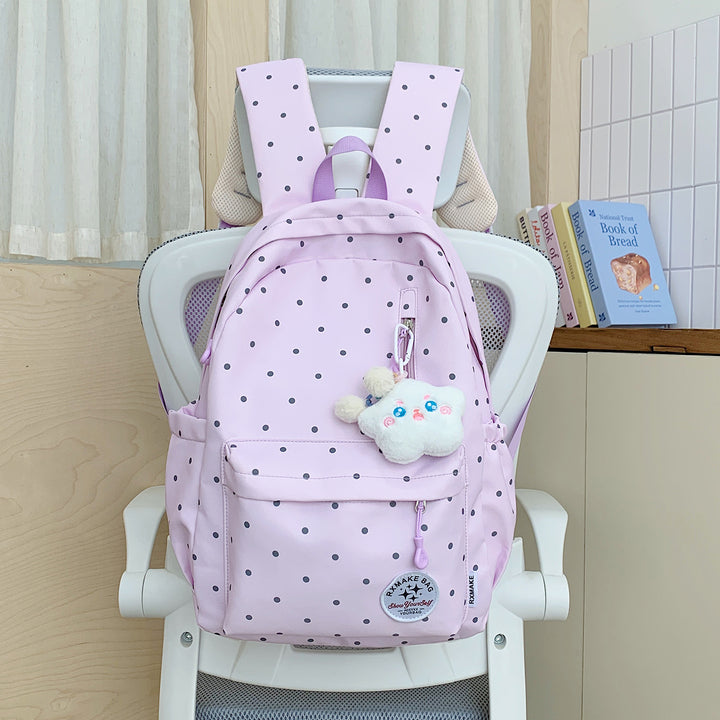 Polka Dot Student Backpack Stornfield