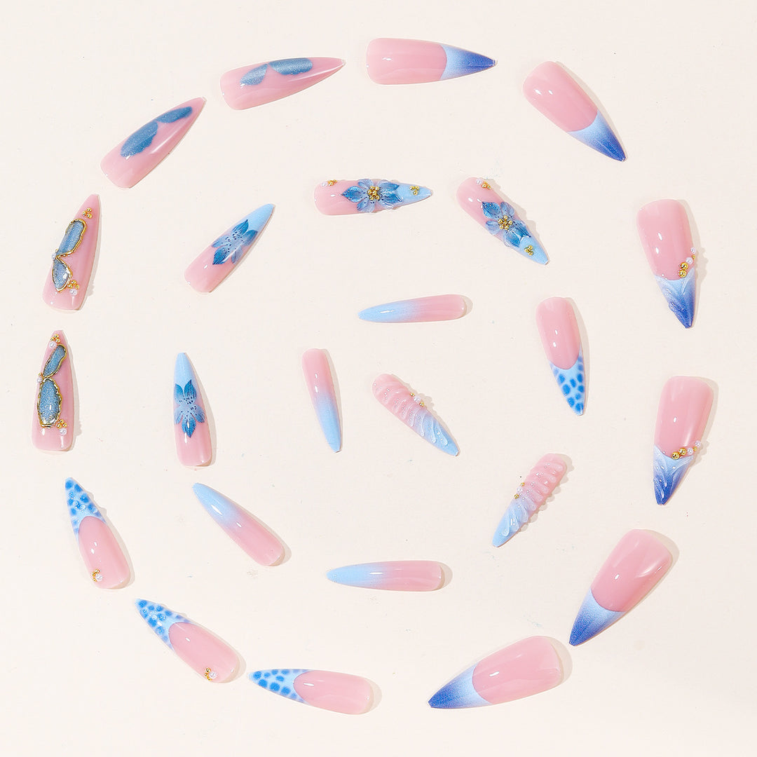 Ocean-Inspired Articulated Nail Set Stornfield
