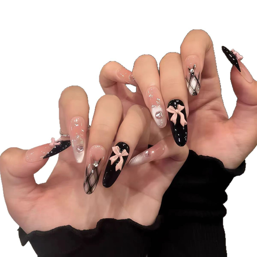 Artistic Stiletto Press-On Nail Design Stornfield