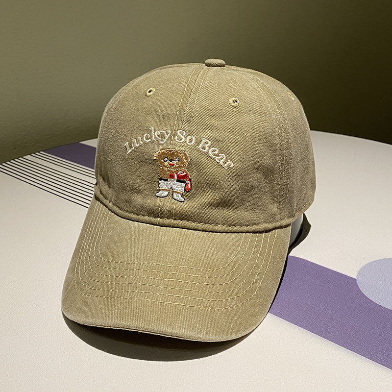 Unisex Casual Embroidered Bear Cap Stornfield