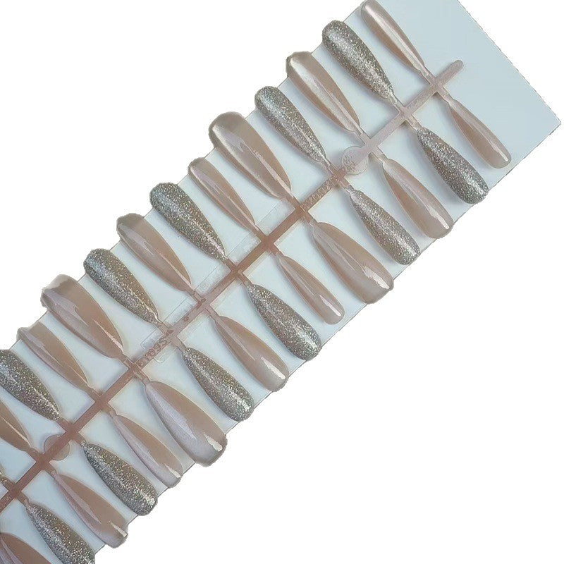 Elegant artificial nails with glitter accents Stornfield