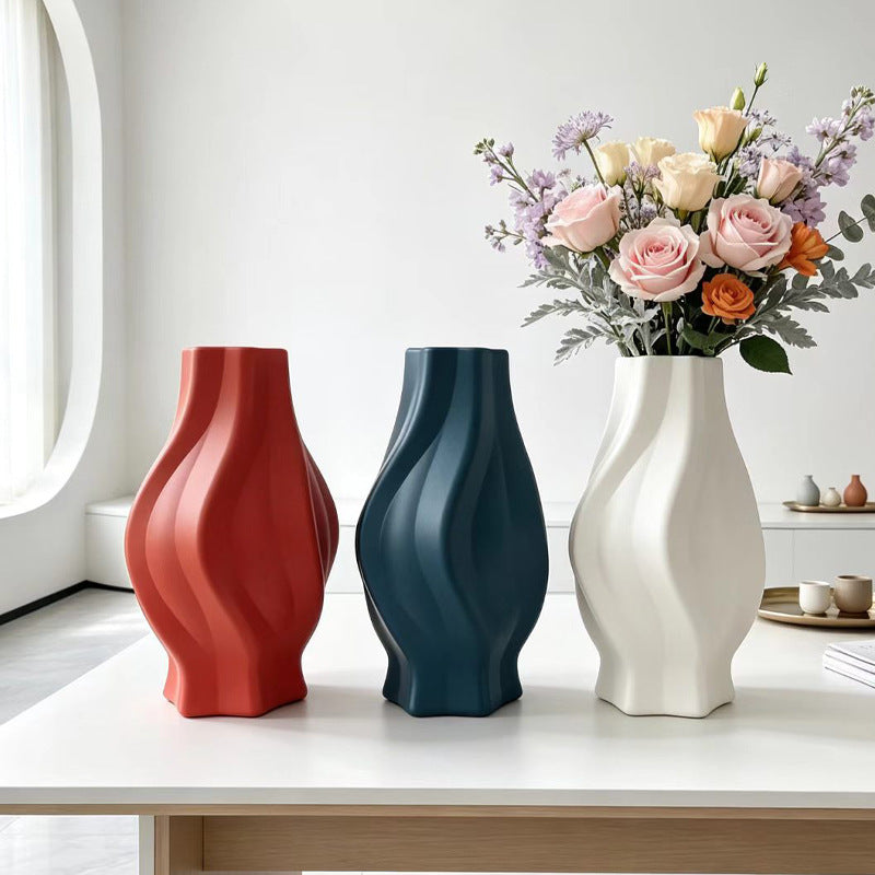 Wave-Designed Decorative Vase Stornfeild