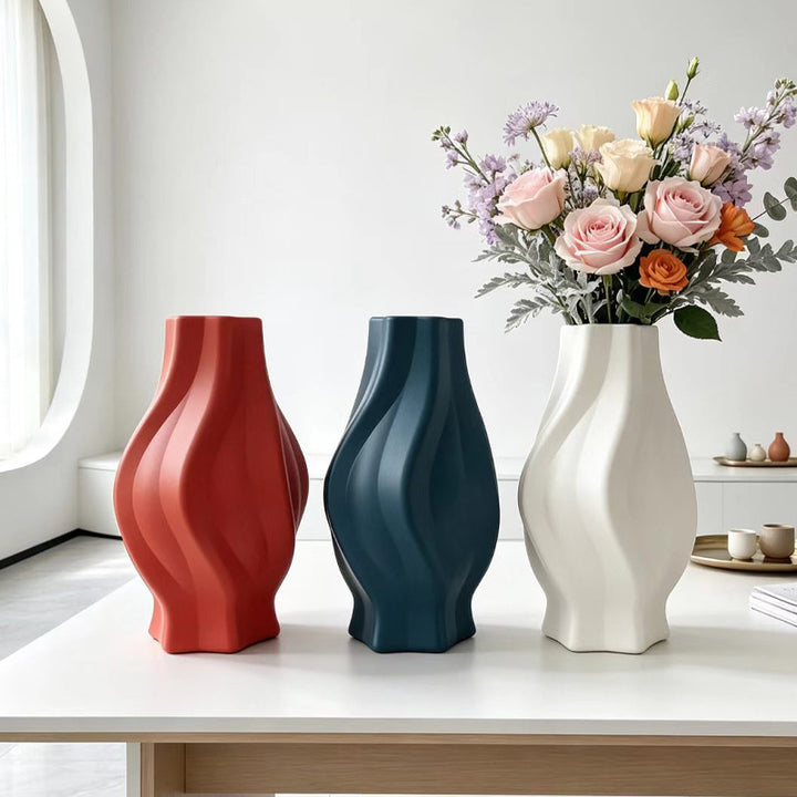 Wave-Designed Decorative Vase Stornfeild
