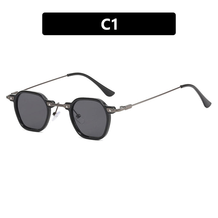 Women's fashionable sunglasses in elegant design with hexagonal frame Stornfield