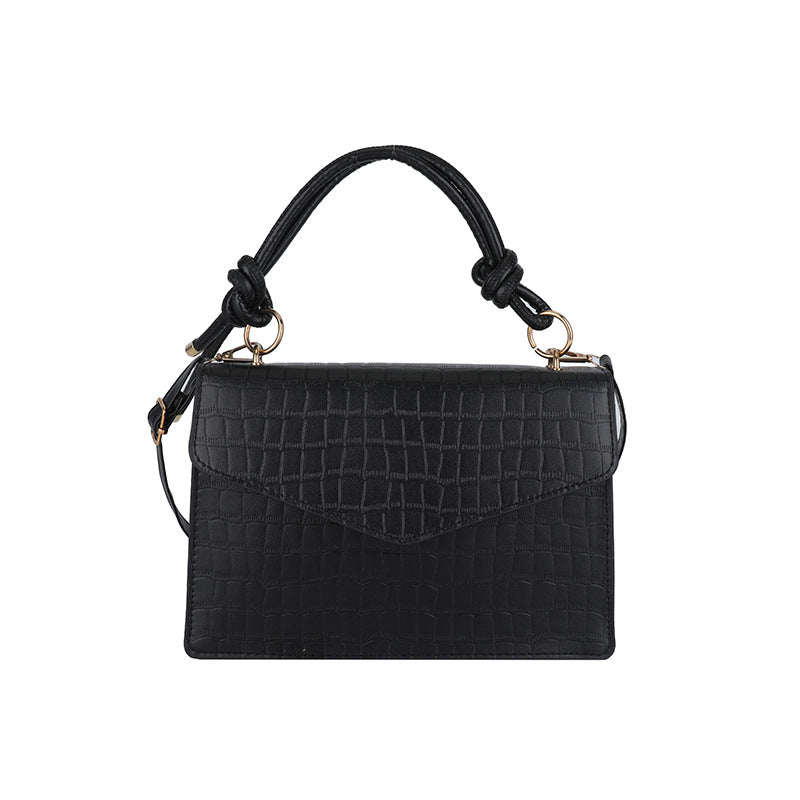 Crocodile-Embossed Handcrafted Crossbody Bag Stornfield