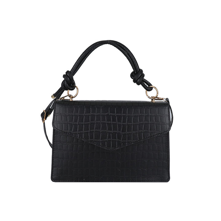 Crocodile-Embossed Handcrafted Crossbody Bag Stornfield