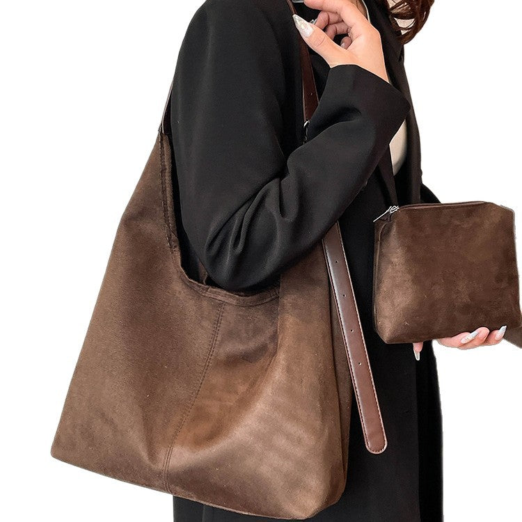 Soft Suede Hobo Shoulder Bag Stornfield
