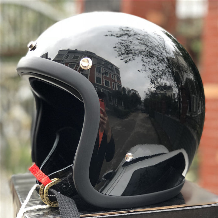 Classic Cruiser Motorcycle Safety Helmet Stornfield